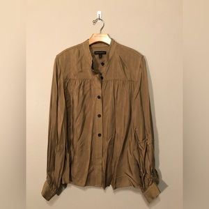 Green/khaki Banana Republic Blouse